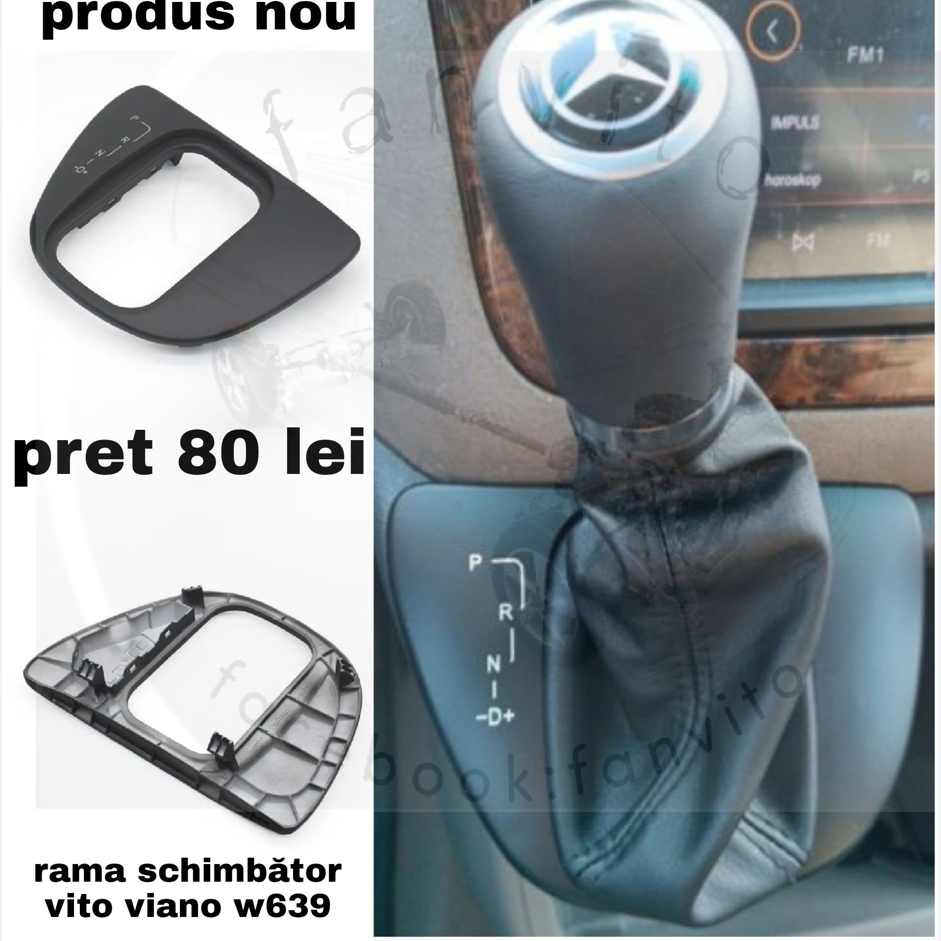 Rama schimbător mercedes vito viano w639 automat ghidaj marsarier vito