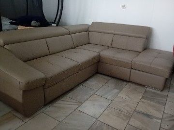 Colțar extensibil din piele