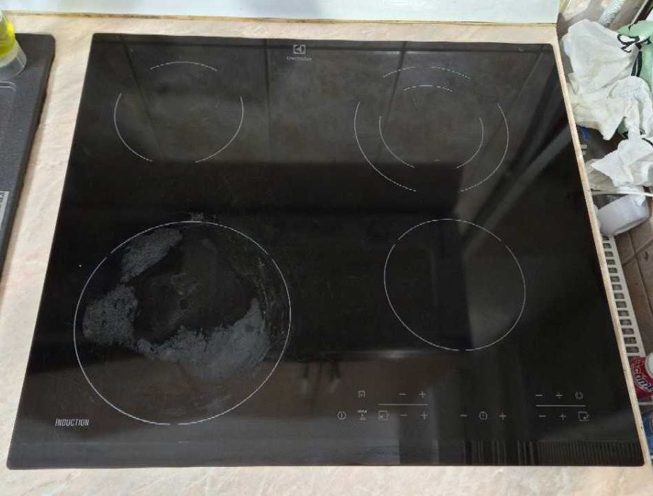 Plita Electrolux EHG6341FOK, Inductie/Vitroceramica, Touch, Negru
