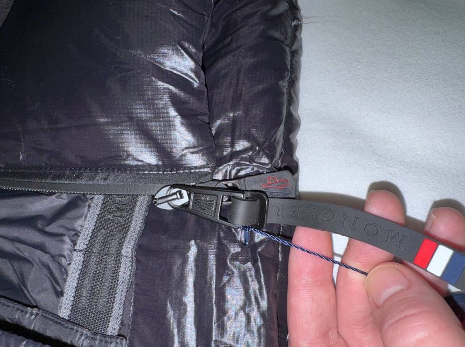 Moncler Grenoble Montgetech Giubbotto – Negru Lucios Original