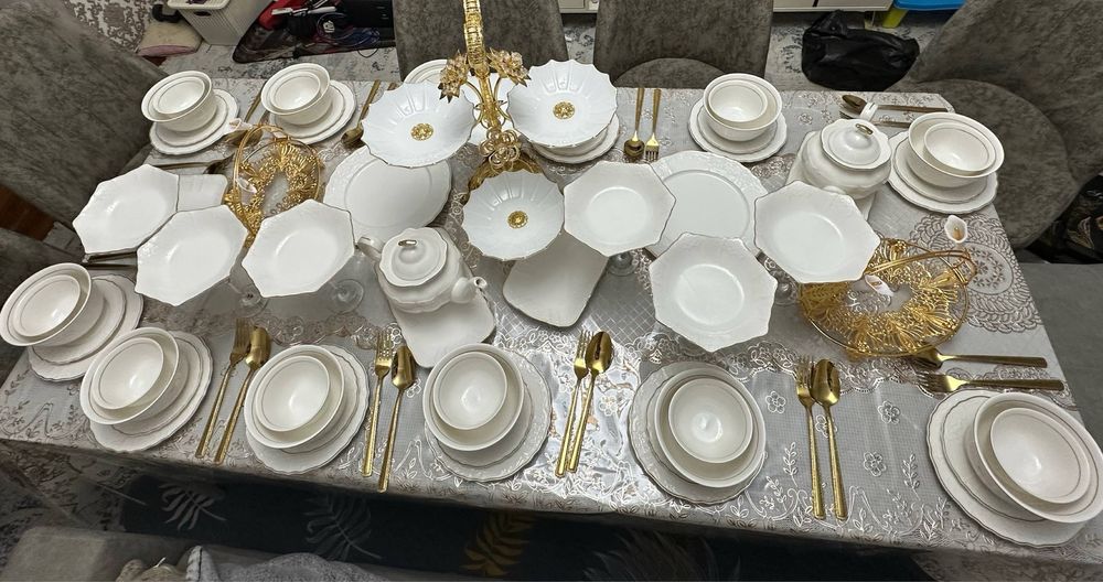 Сервиз на 12 персон , 62 предмета “ Elite”