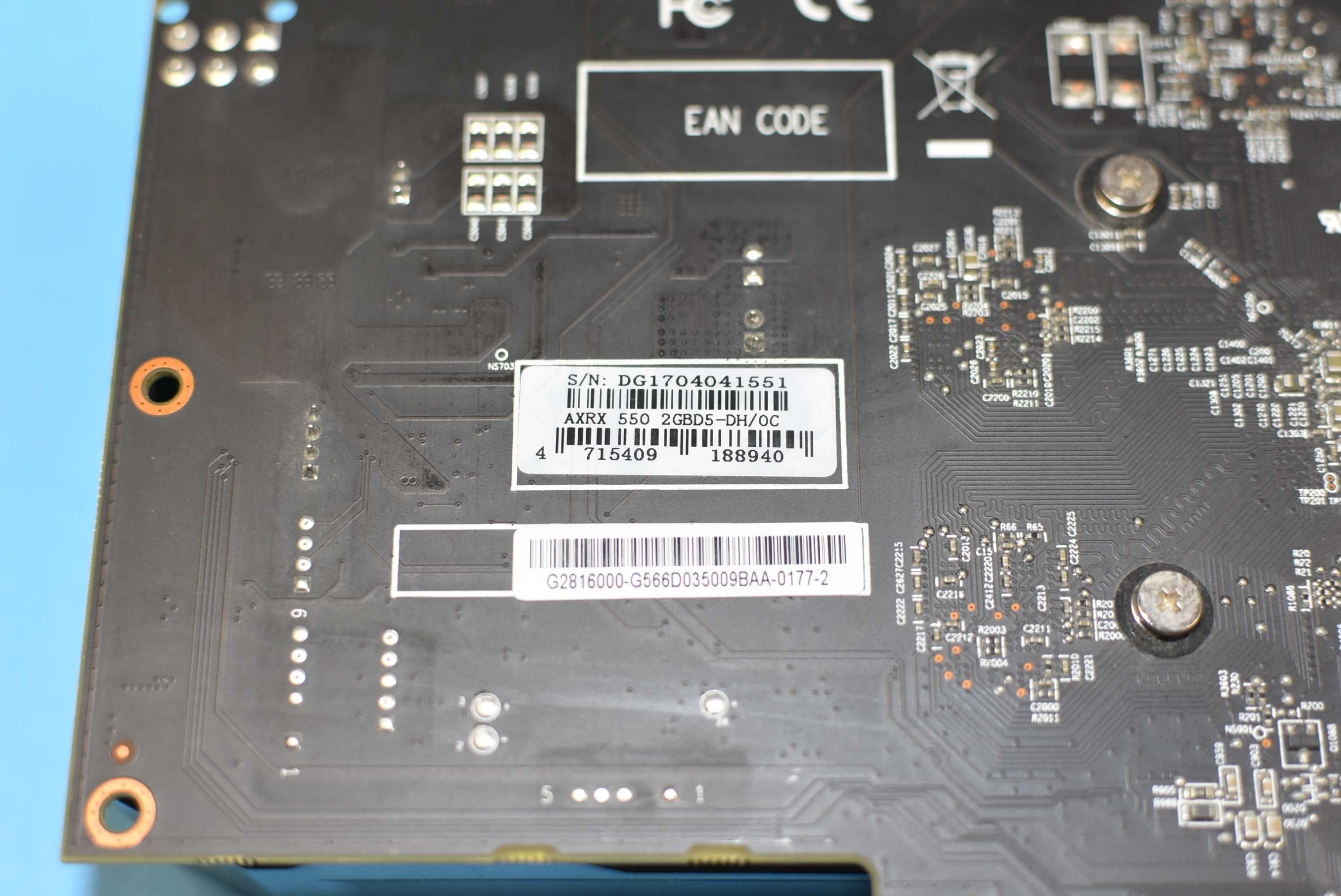 Powercolor RX 550 2 GB DDR5 видео карта