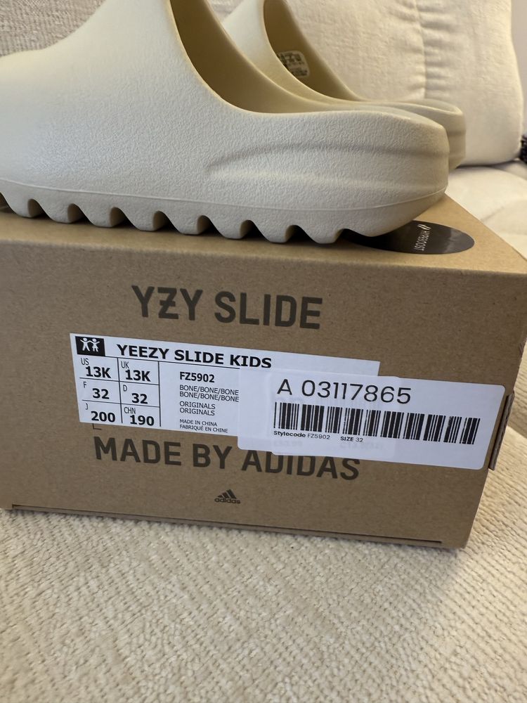 Papuci slapi Adidas yeezy slide copii