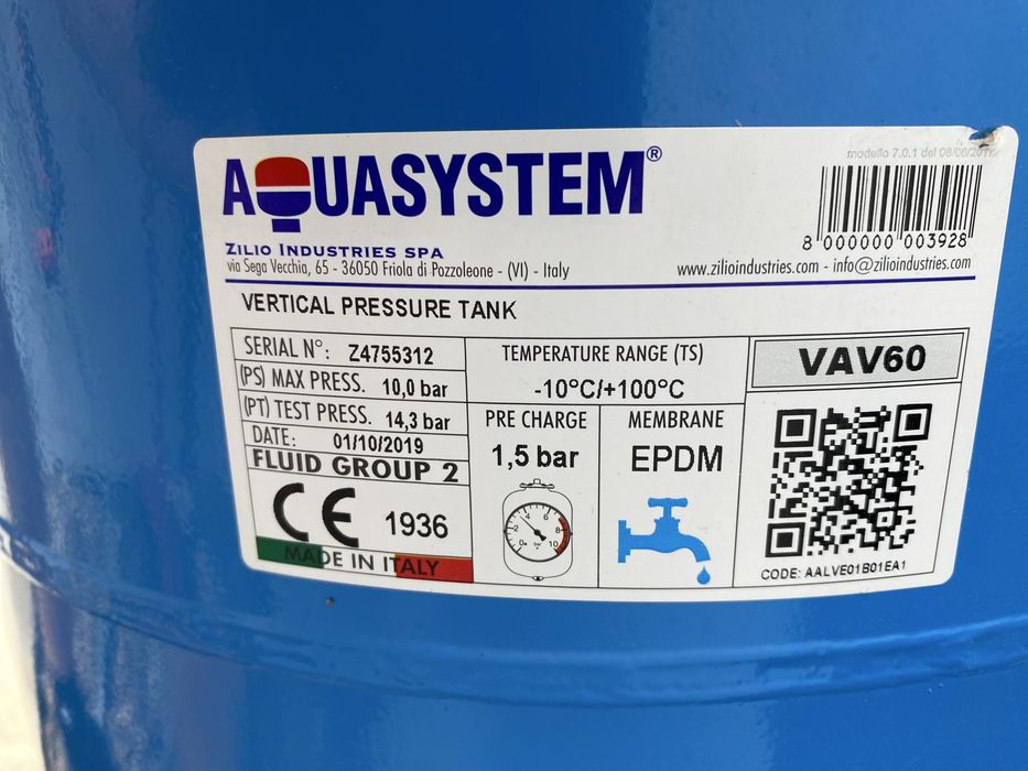 Vas expansiune 60l