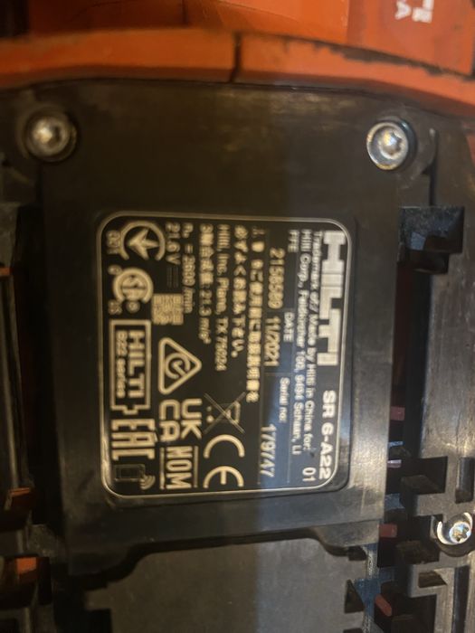 Scule Hilti pe baterie de 22 V