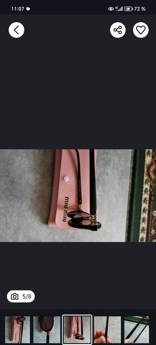 Женские солцезашитние очки.MIU  MIU