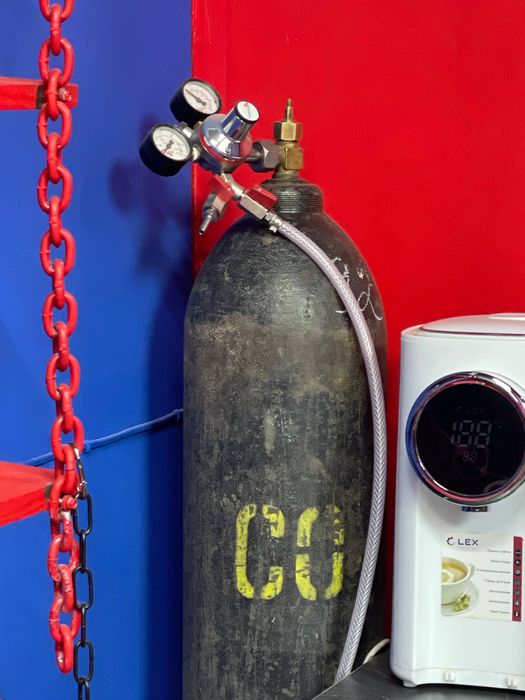 Кислородный баллон для пивной станции