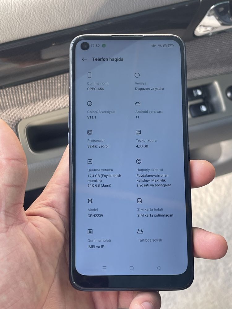 oppo 64 karobka yo obmen yo naqdga srochni