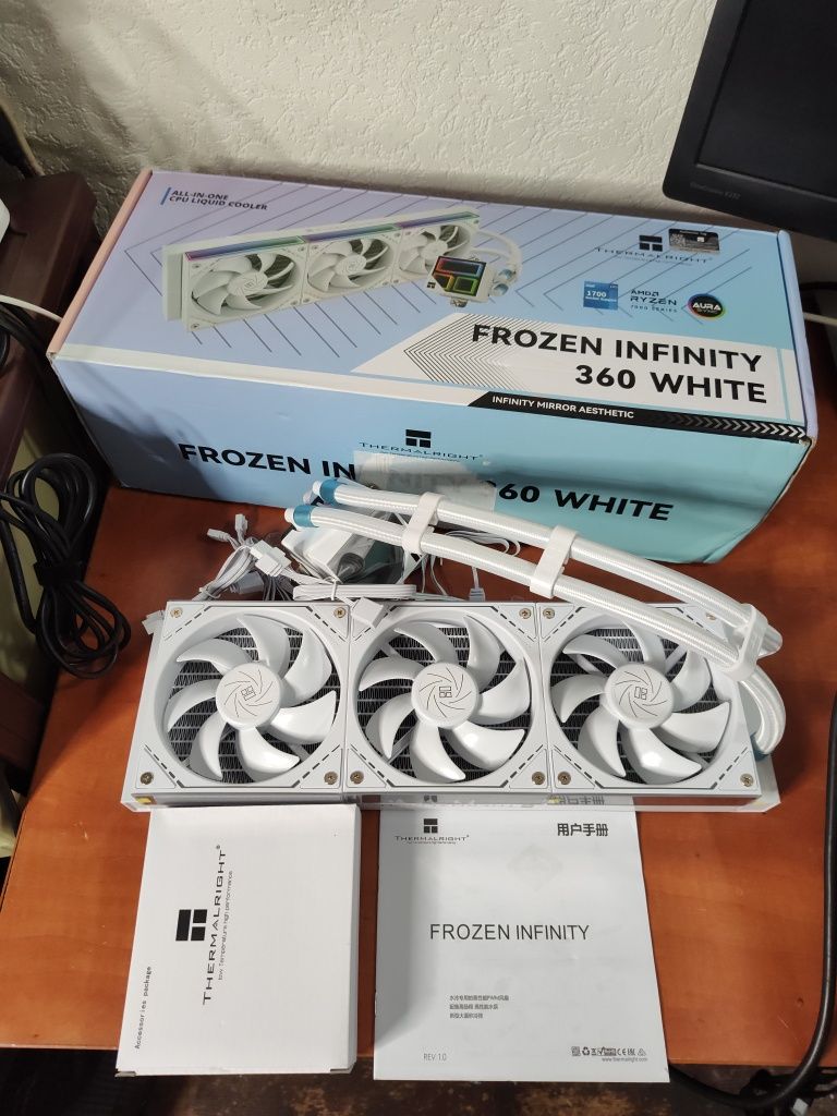 Okazie! Cooler cpu argb Thermalright Frozen Infinity 360 white nou box