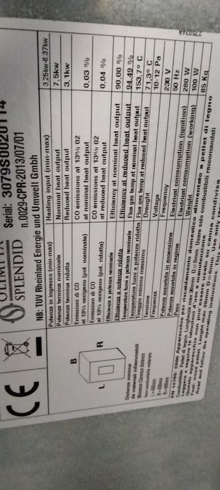 Semineu peleti aproape nou