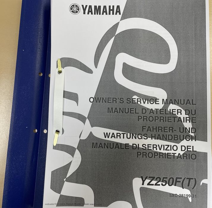 Сервизно ръководство Yamaha yz250f