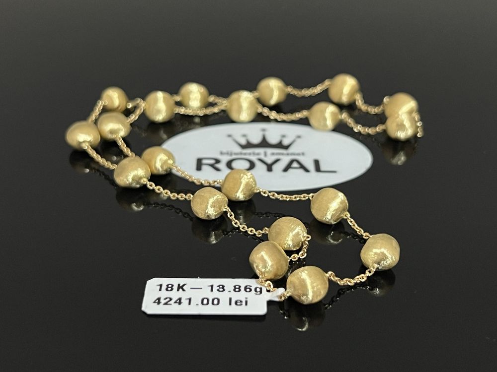 Bijuteria Royal CB : Colier damă aur 18K 750% 13,86 grame