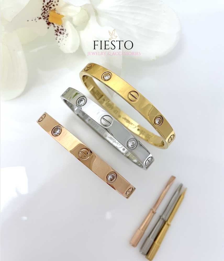 Cartier Love bracelet гривна, пръстен, комплект