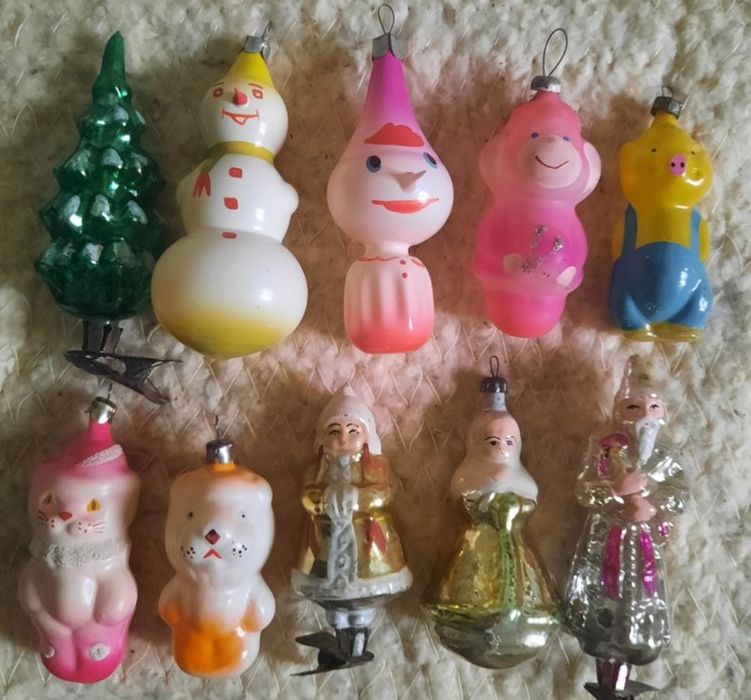 Елочные игрушки Ссср