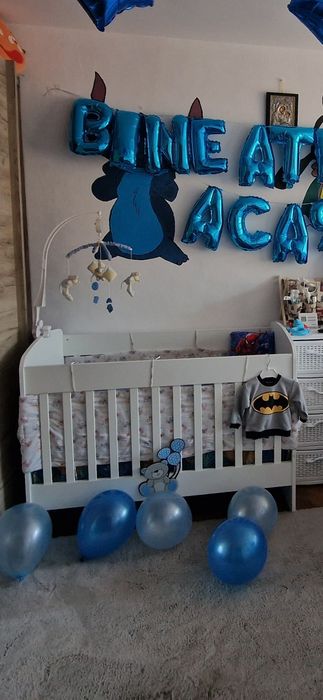 Vând patut + saltea cocos