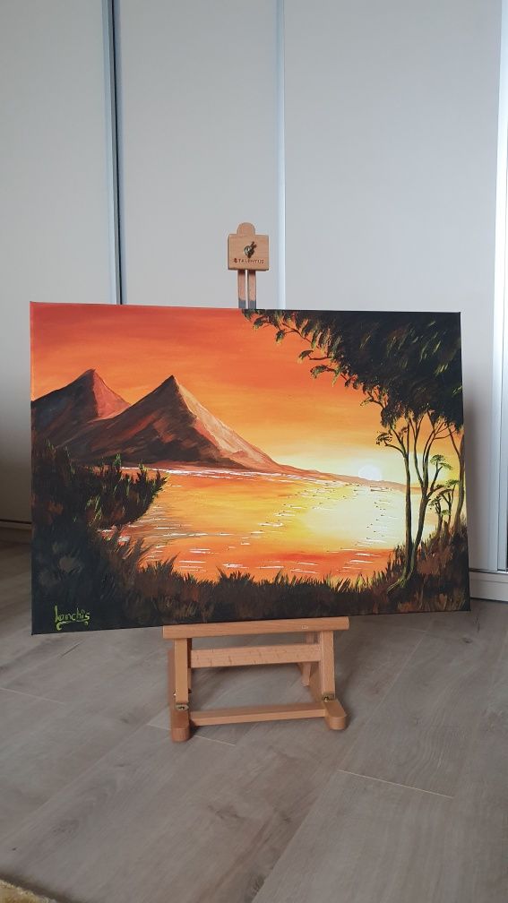 Tablou pe lemn/ canvas în acril