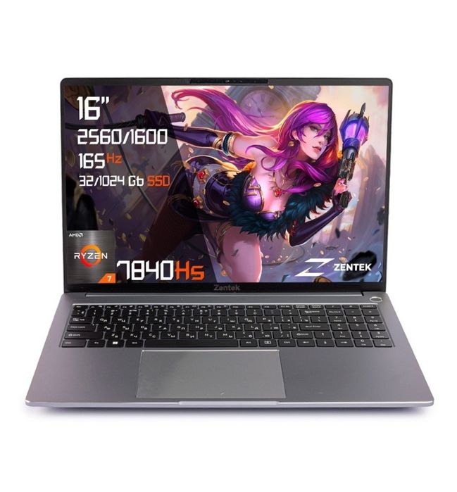 Ноутбук Zentek AMD Vision HQ8 16" / 32 Гб / SSD 1024 Гб / Win 11 Pro