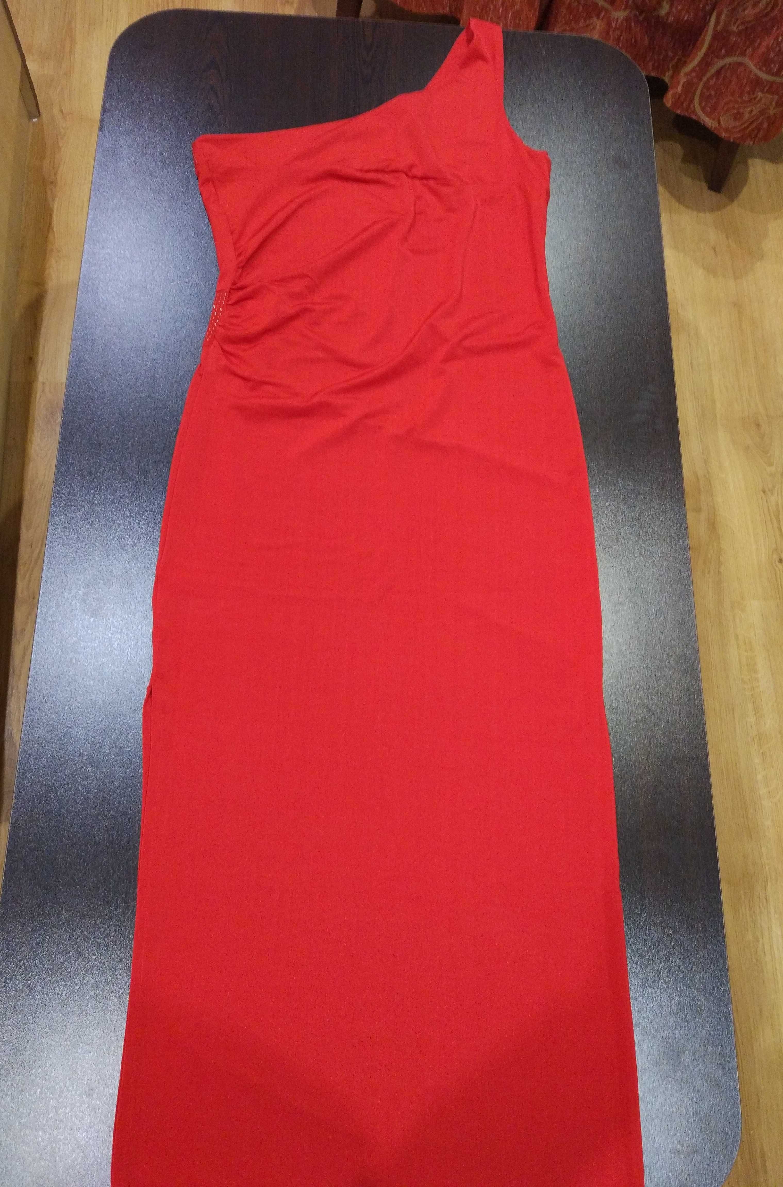 Дамски червени рокли S/M + аксесоар