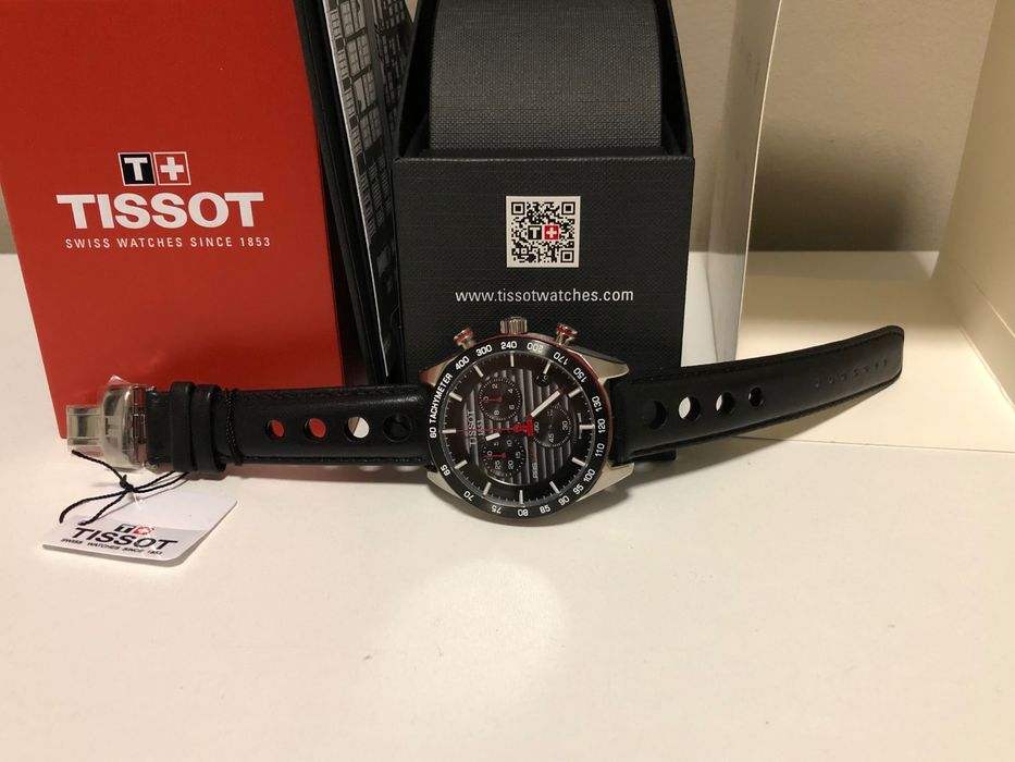 Ceas Tissot PRS 516 Chronograph Red & Silver