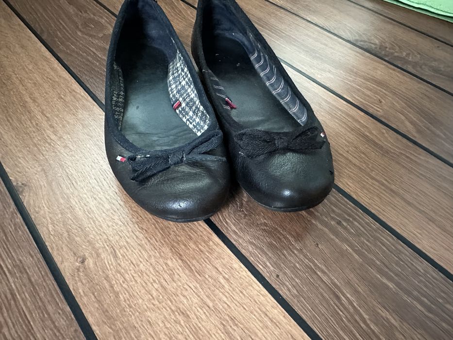 Balerini Tommy Hilfiger din pilele naturala 37