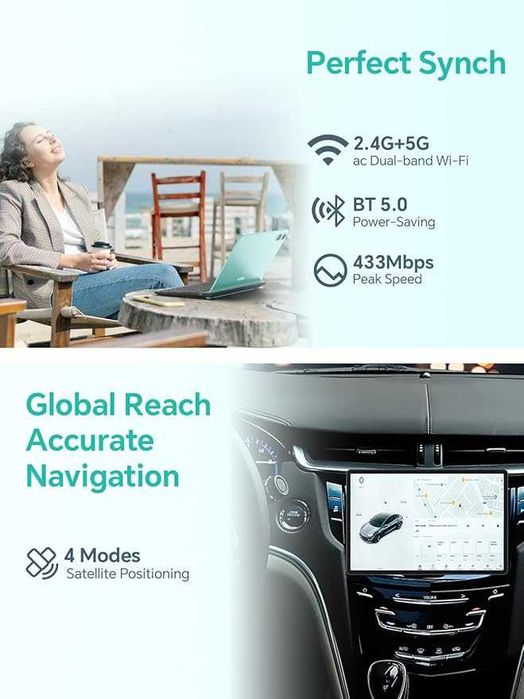 ODEA Tablet 12 2025 2K Android 15, 8000mAh, 12GB RAM+128GB ROM