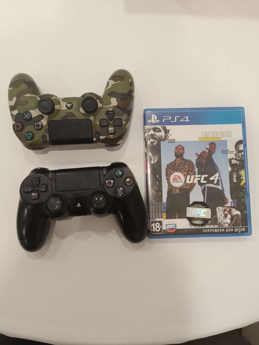 Продам UFC 4 и 2 джойстика dualshok 4