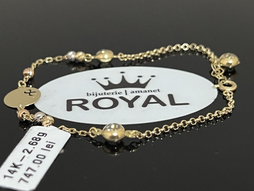 Bijuteria Royal CB : Bratara dama aur 14k 2,68 grame