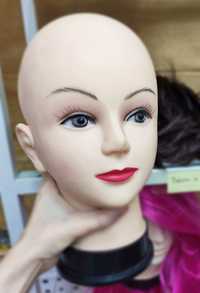 Голова манекена на подставке, для париков, головных уборов