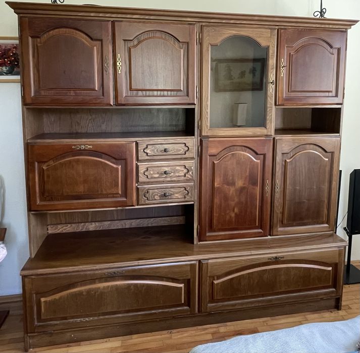 biblioteca lemn masiv