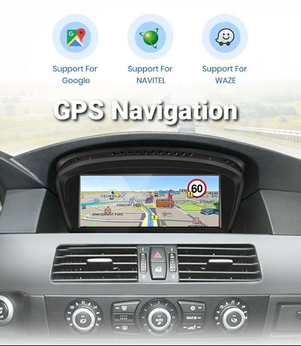 Navigație Android dedicat pt. BMW Seria 5 E60, E90 (2004-2012)