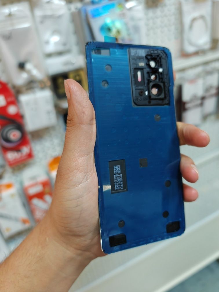 Оригинален заден капак за Xiaomi Mi 11T / Mi 11T Pro 5G Черен / Свален