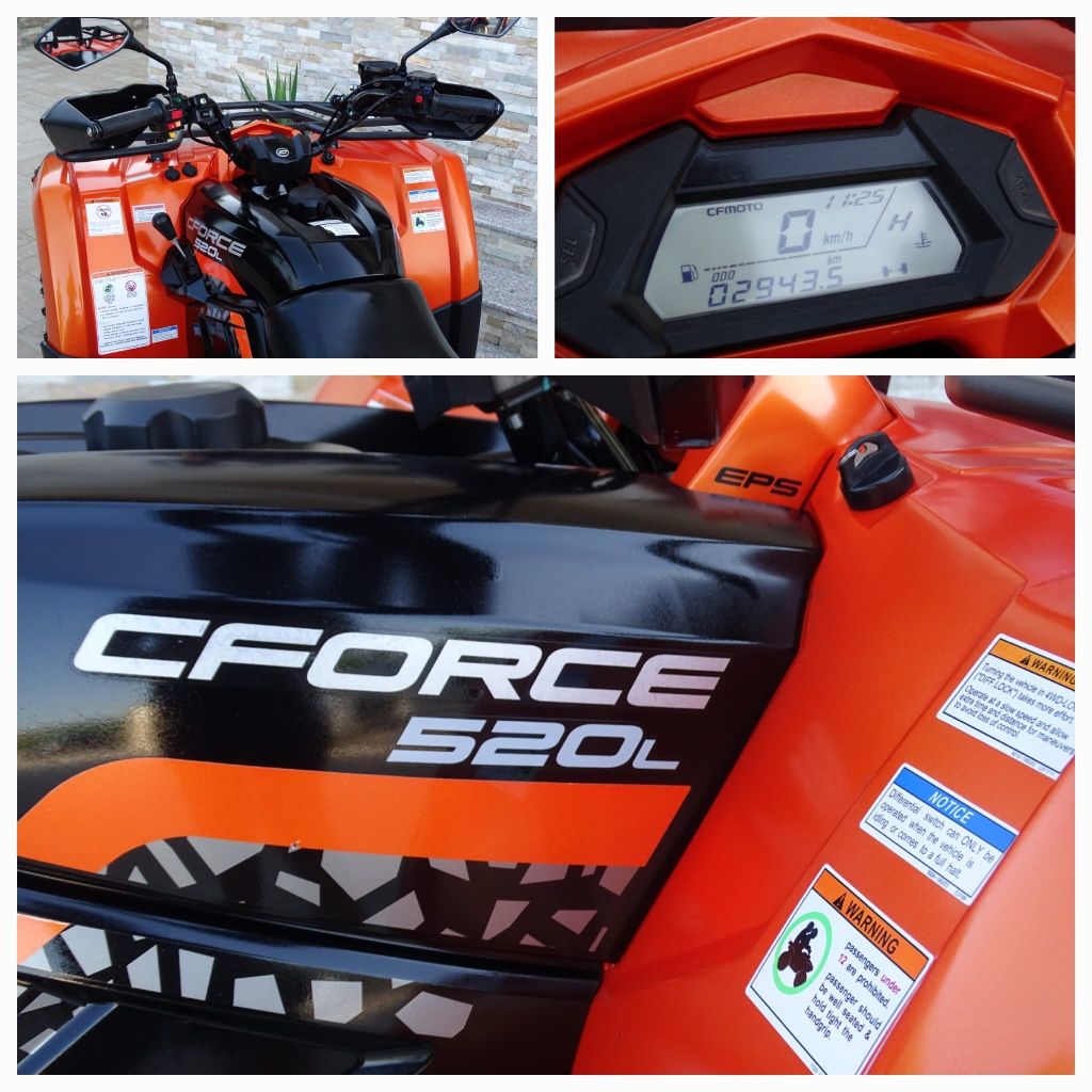 ATV/ATW  CF MOTO/CFORCE 520L /EPS/euro 5/4x4 diferential blocabil