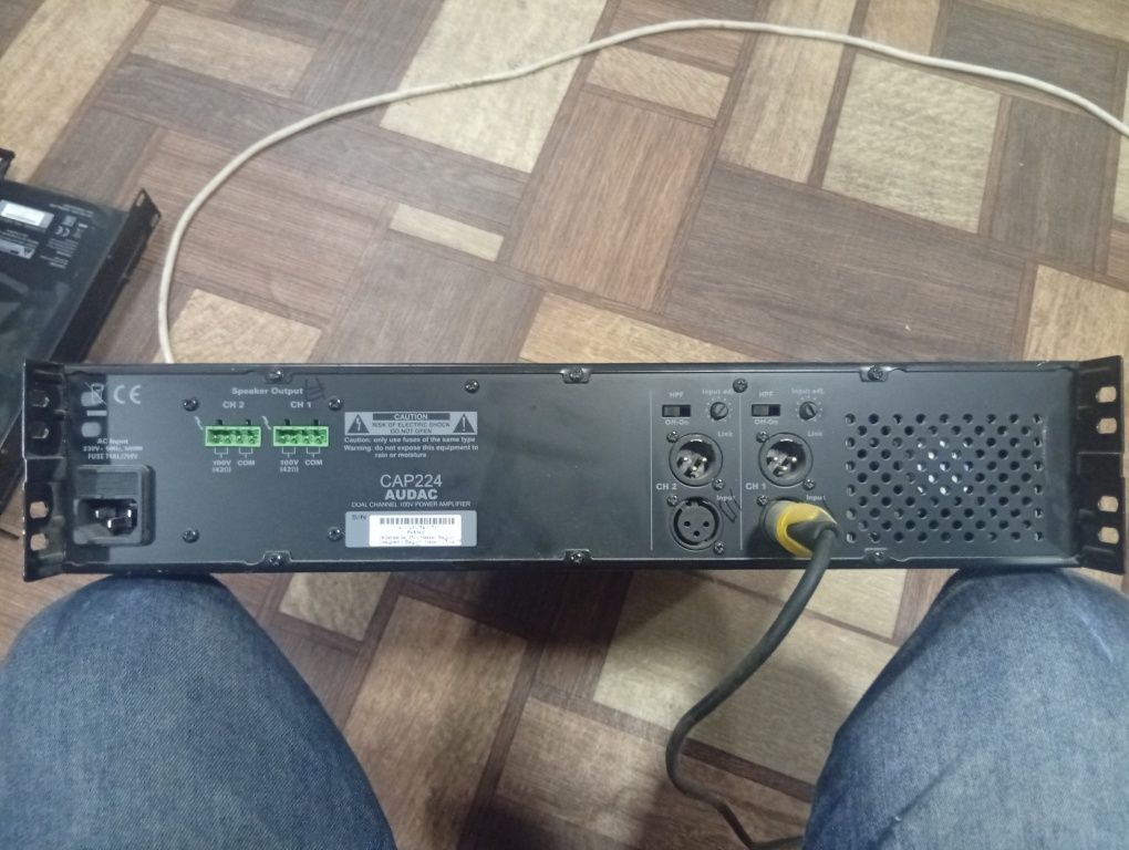 Audac,PRE 126 и усилитель AUDAC CAP 224