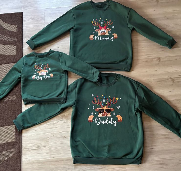Коледни блузи за мъж, жена и момченце