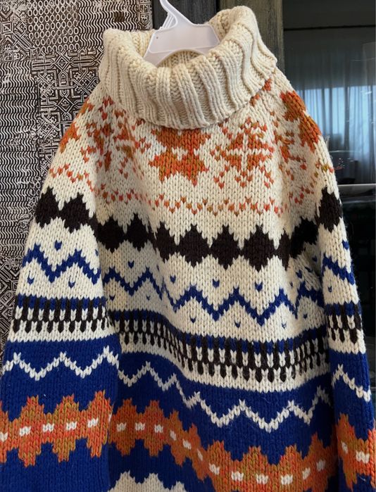 Pulover lana model nordic ski