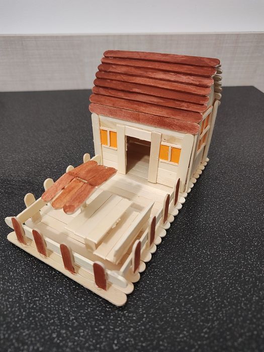 Jucărie căsuța lemn proiect scoala saptamana verde