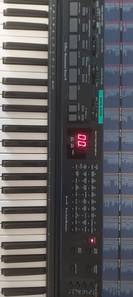 Orga  CASIO CT-680 digital reverb