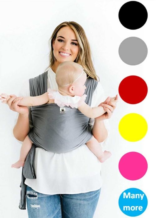Нов летен ултратънък еластичен слинг за новородено бебе - цветове