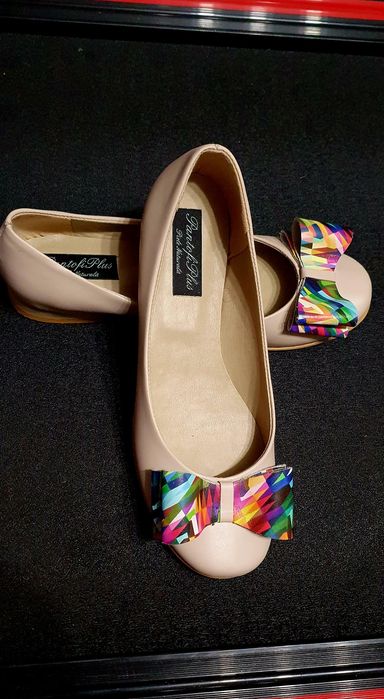 Balerini din piele naturala dama mărimea 38