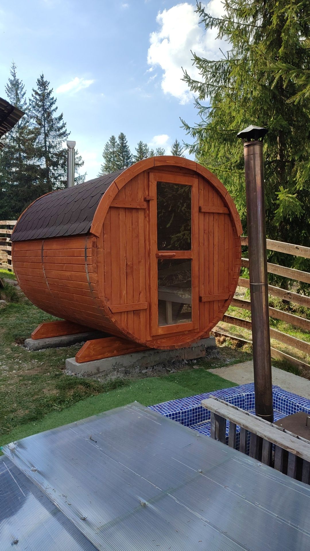 Sauna exterioara