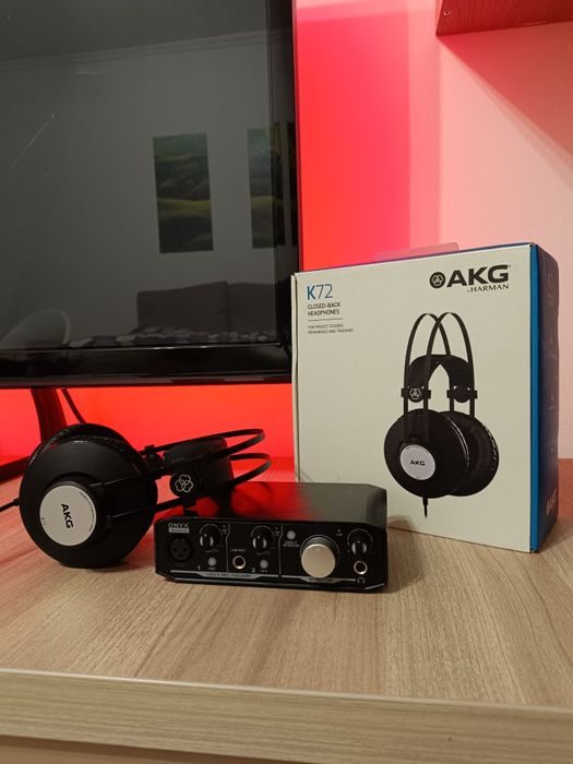 Interfață audio Mackie Artist 1-2 + Căști AKG K72