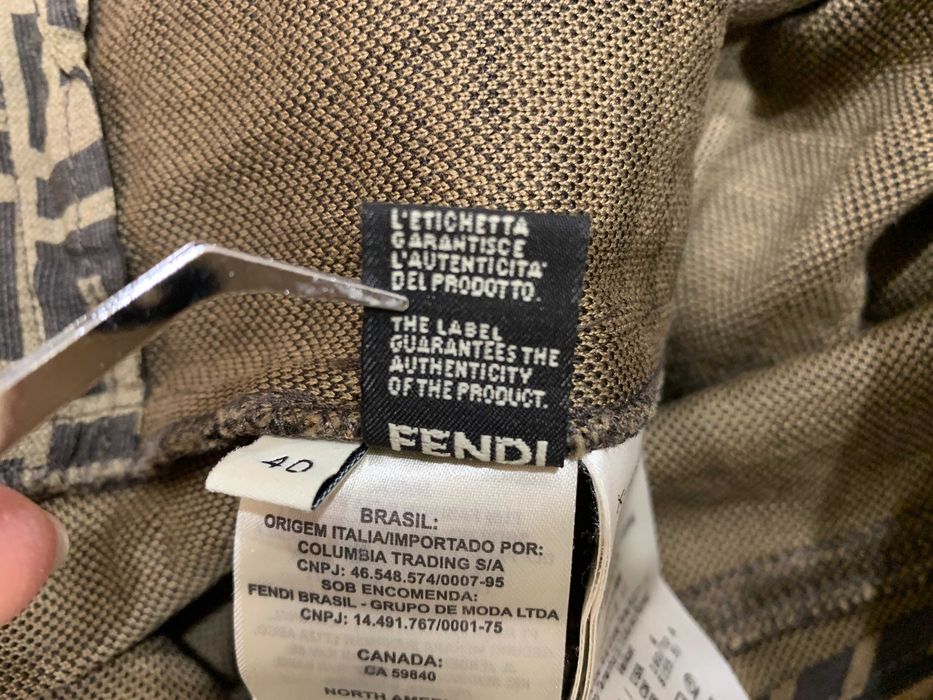 Pantaloni Fendi monograma