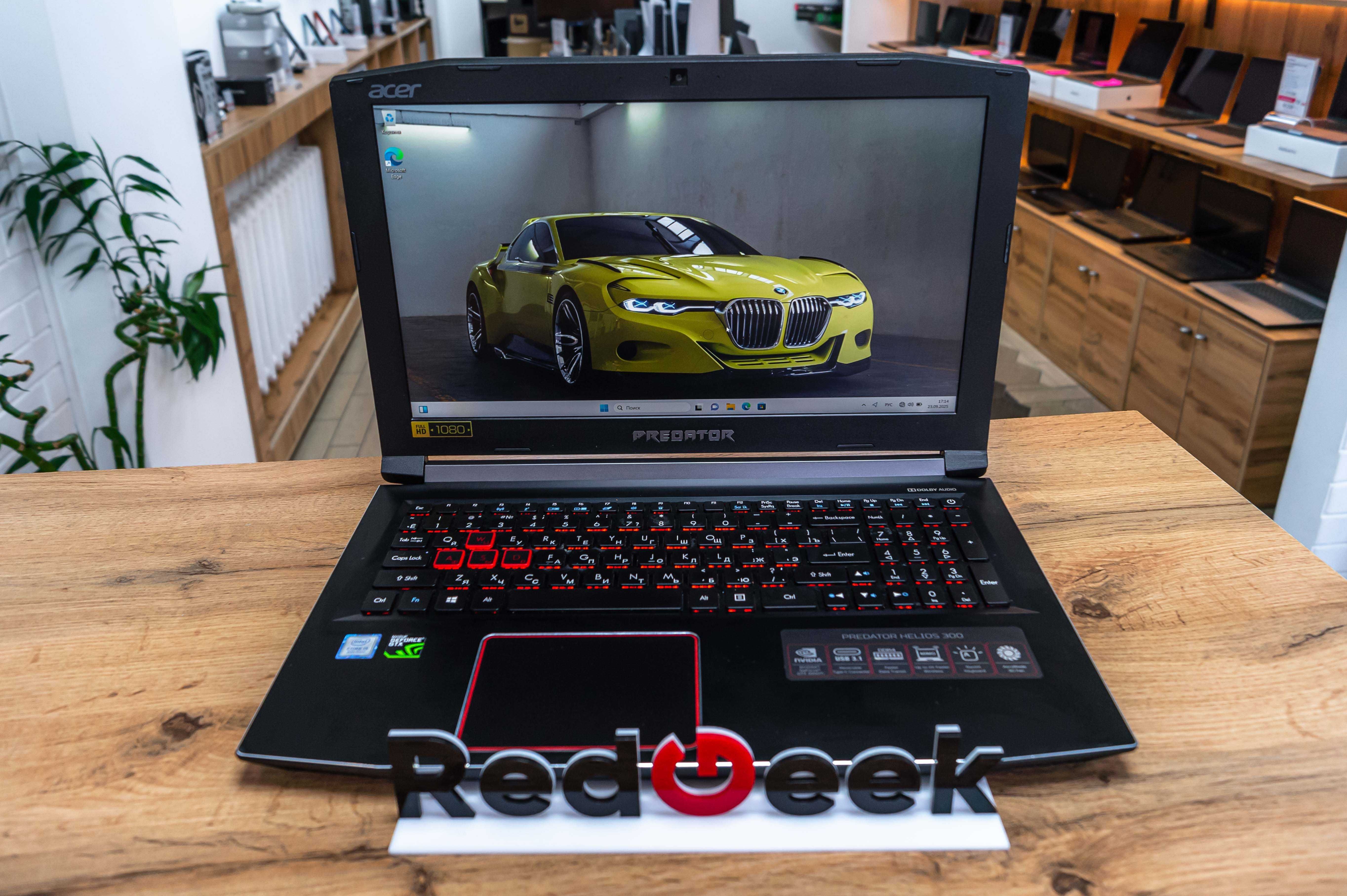 Acer Predator Helios 300 Core i5-8300H GTX 1050Ti HDD 1TB Red Geek