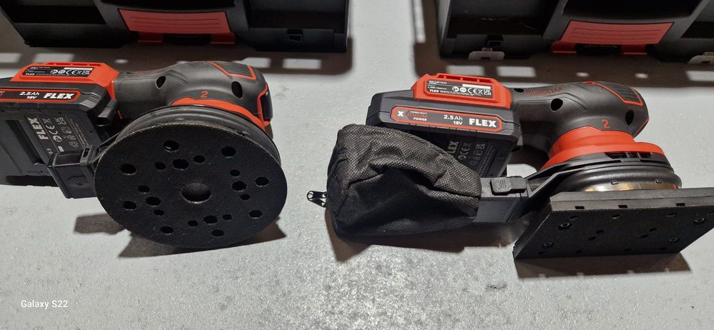 Flex masina de șlefuit pe acumulator