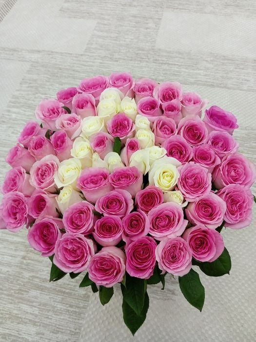 Букет 61 шт цветов  свежие