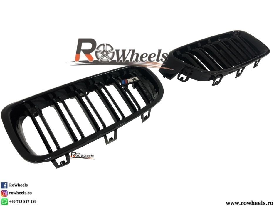 Grila BMW seria3 F30 F31 Glos Black