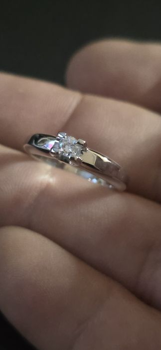 Inel aur 18 k diamant