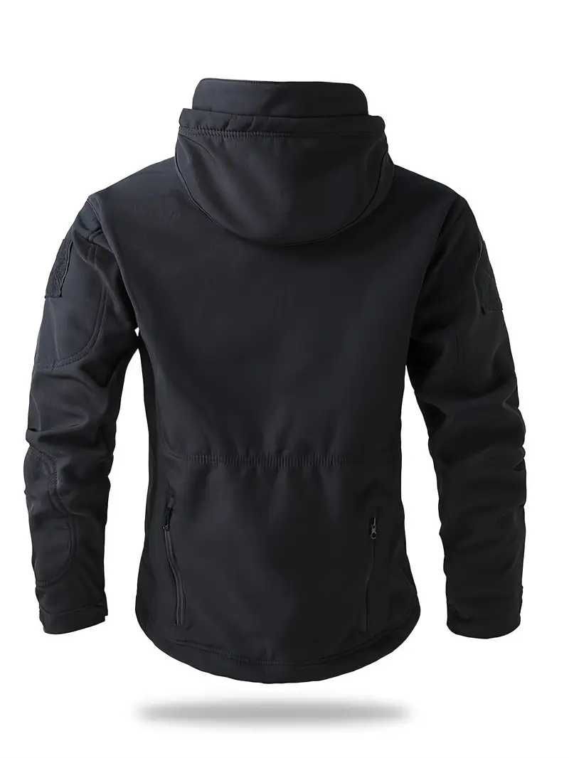 Мъжко тактическо яке с качулка Slim-Fit - Soft Shell, тип ветровка