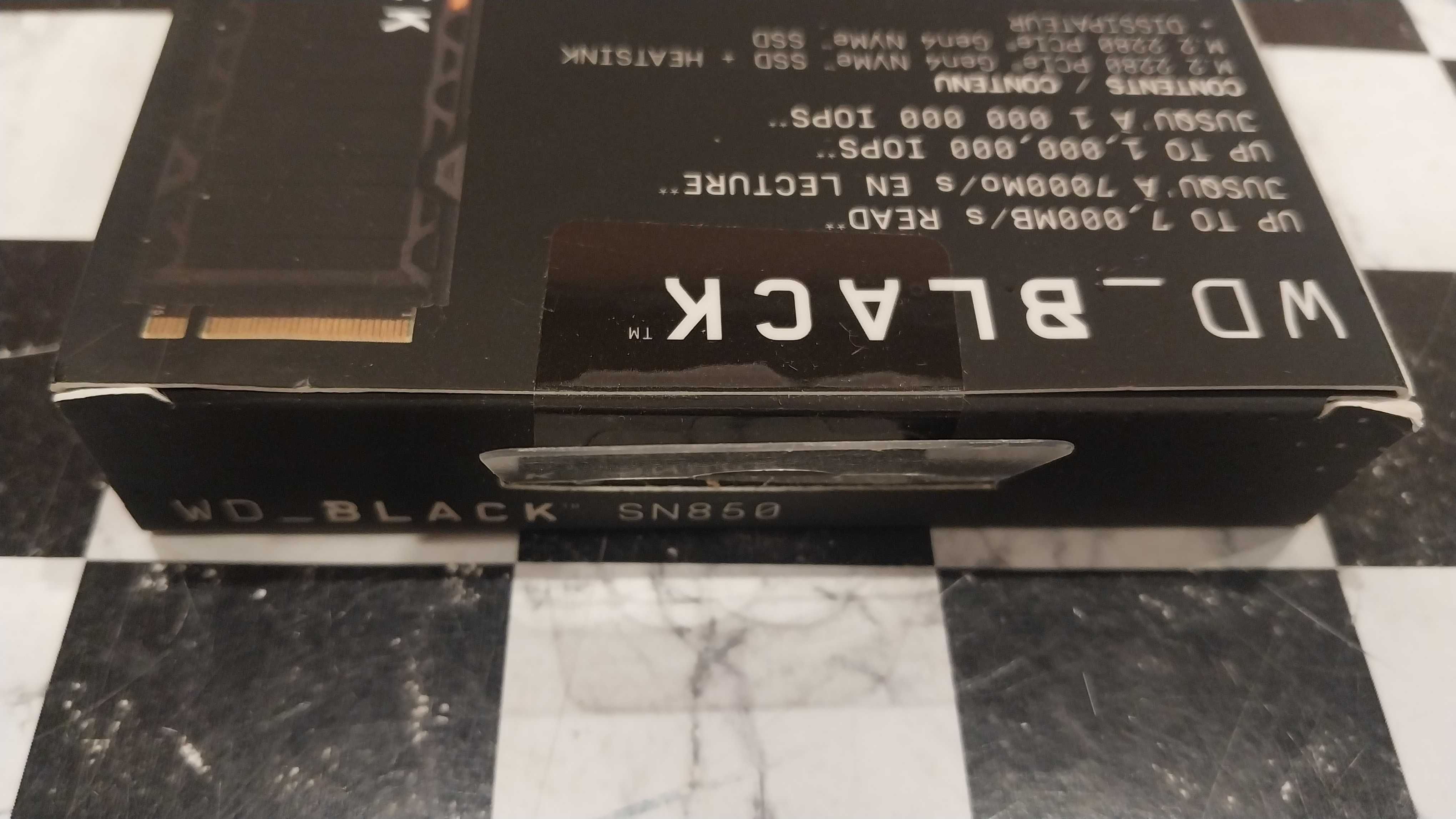 Новый SSD NVMe M.2 Western Digital WD_BLACK SN850 1TB с Радиатором.