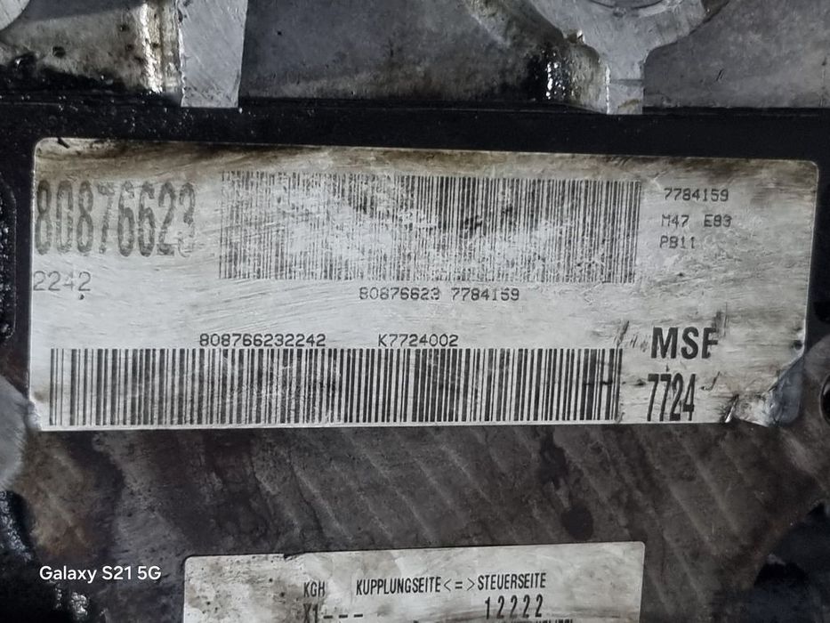 Motor BMW X3 E83 Facelift 2.0 Diesel 2006 - 2010 150CP Manuala M47 Euro4 (1368) Diesel ...